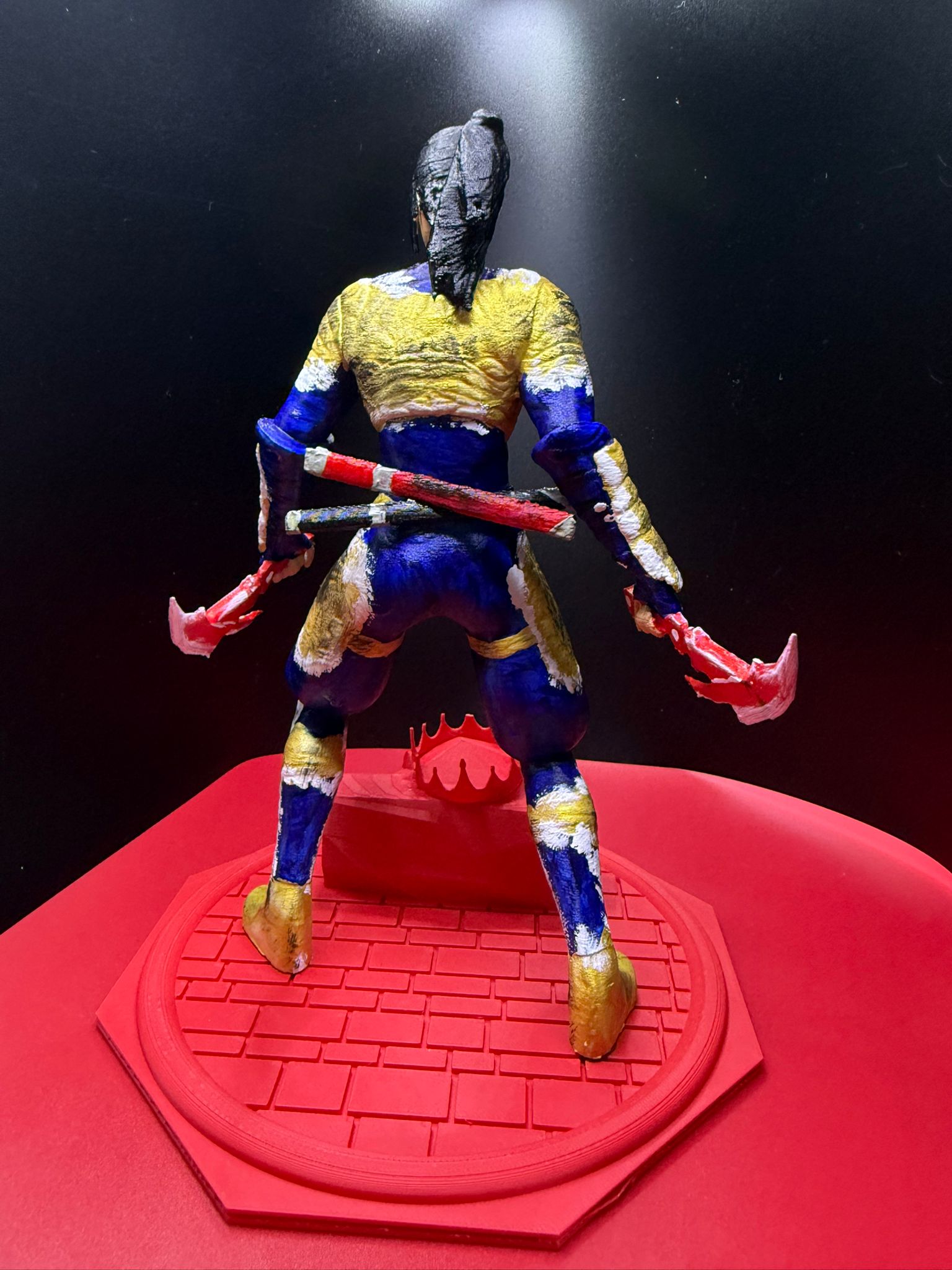 Ninja Trophy with Blue steel Armour