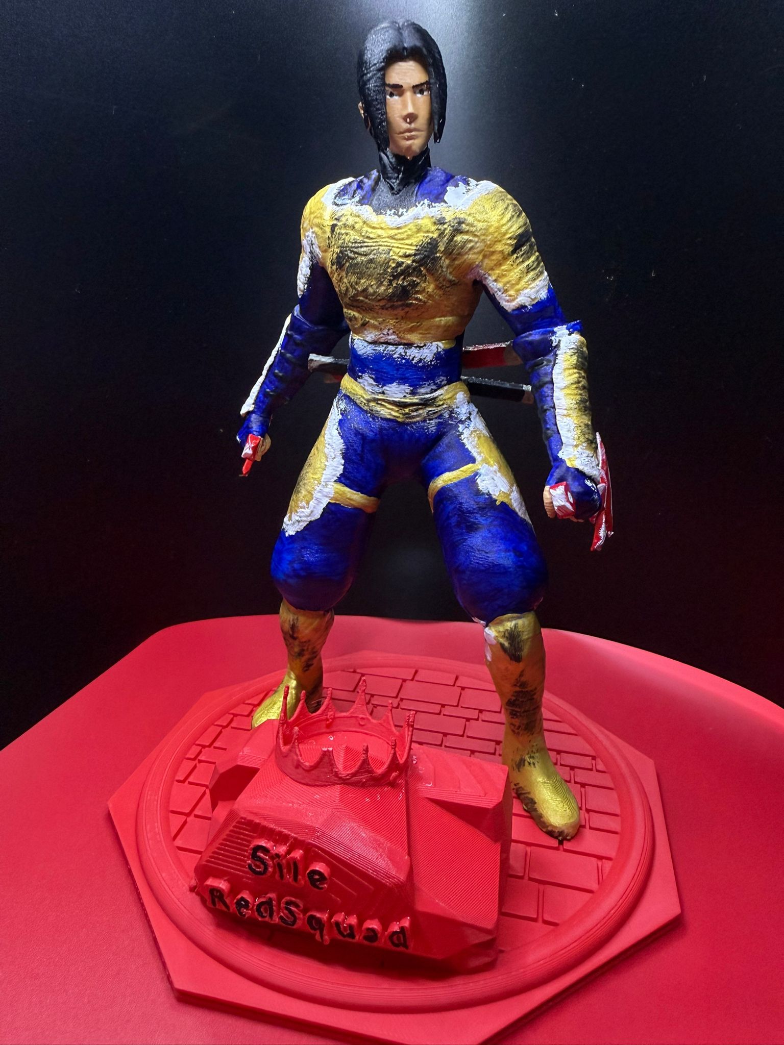 Ninja Trophy with Blue steel Armour