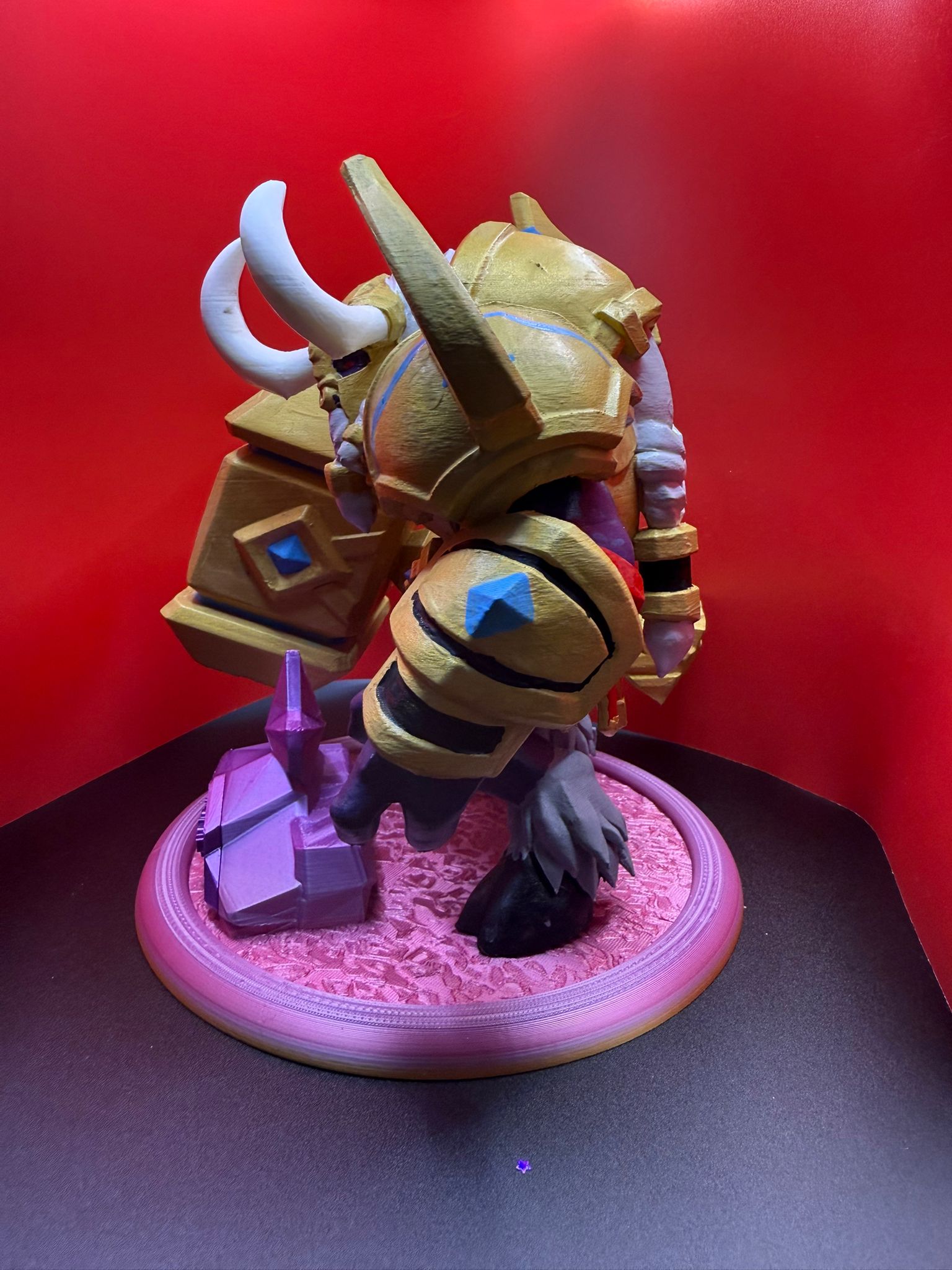 Minotaur Trophy with Gold Skin