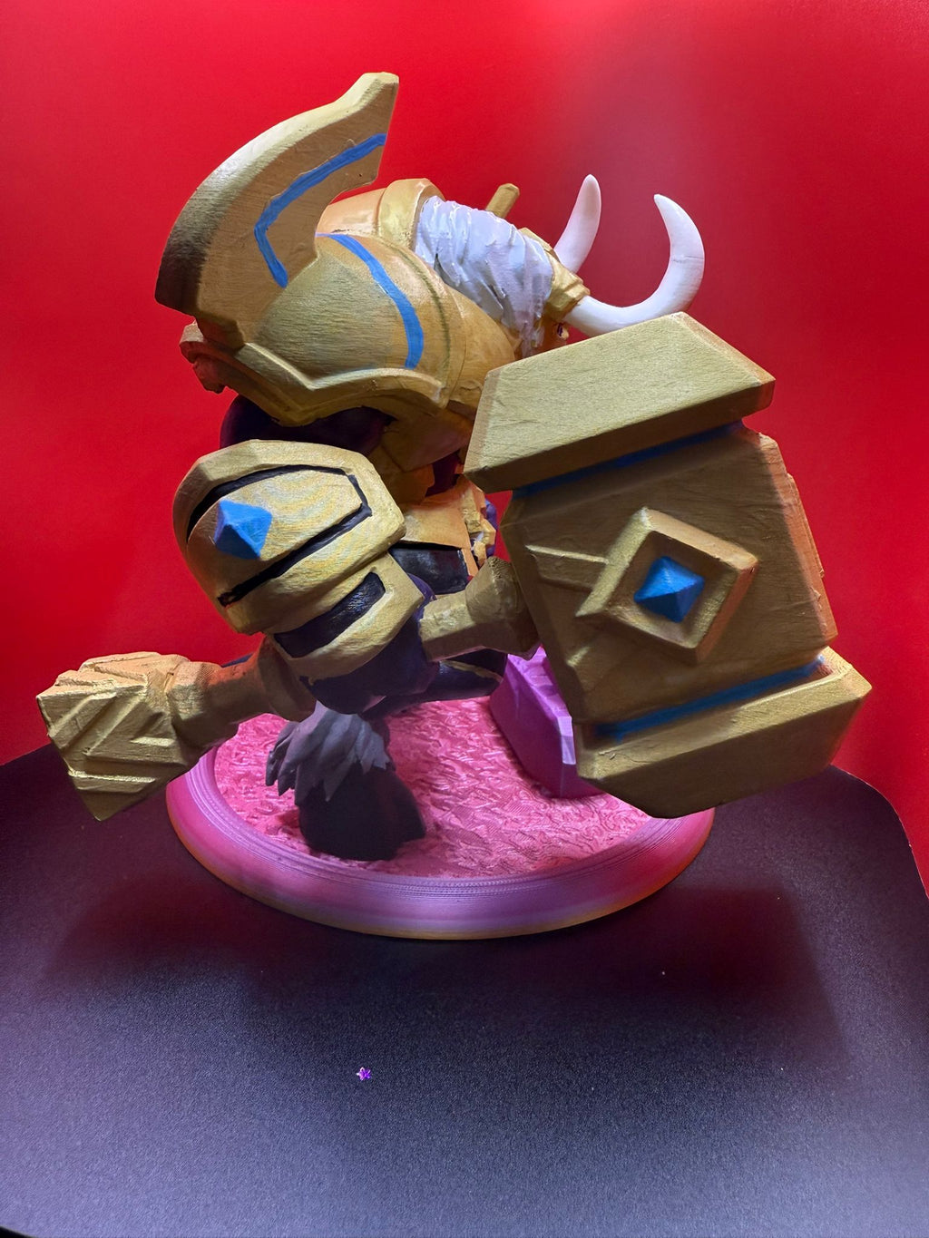 Minotaur Trophy with Gold Skin