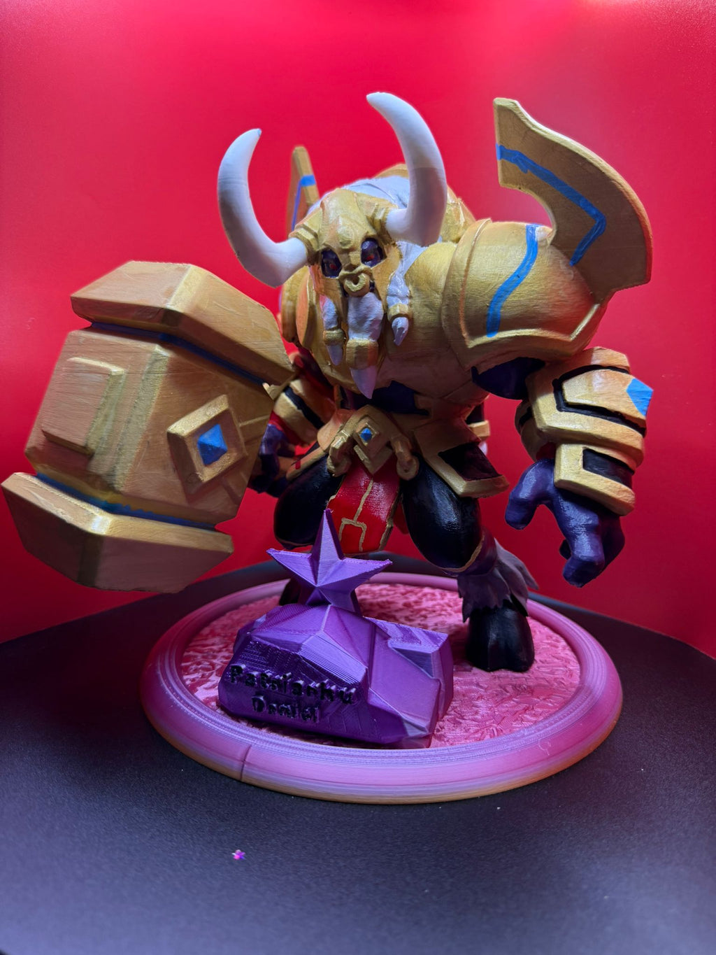 Minotaur Trophy with Gold Skin