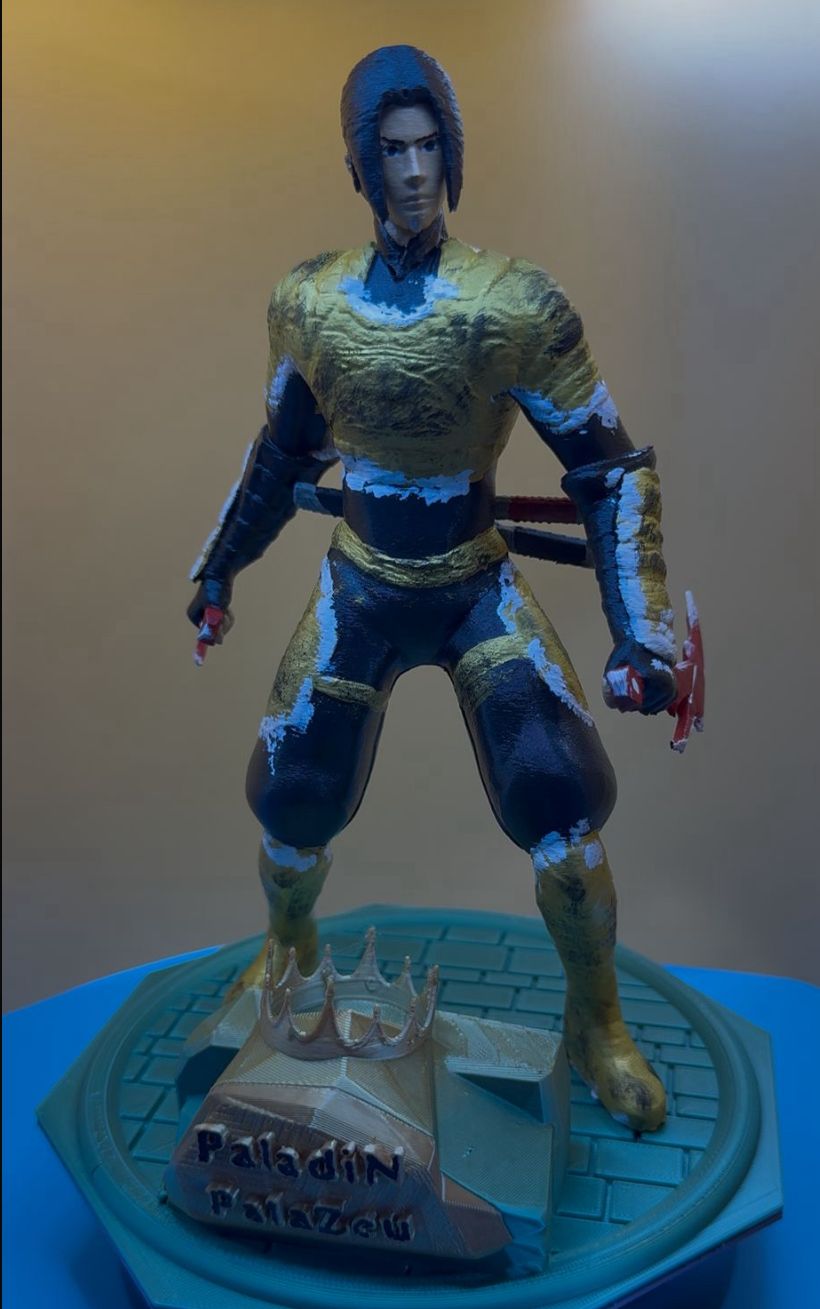 Ninja Trophy with Black steel Armour