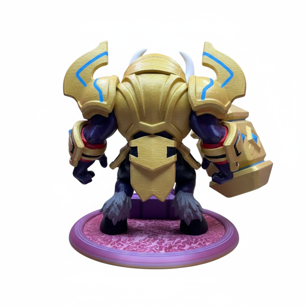 Minotaur Trophy with Gold Skin