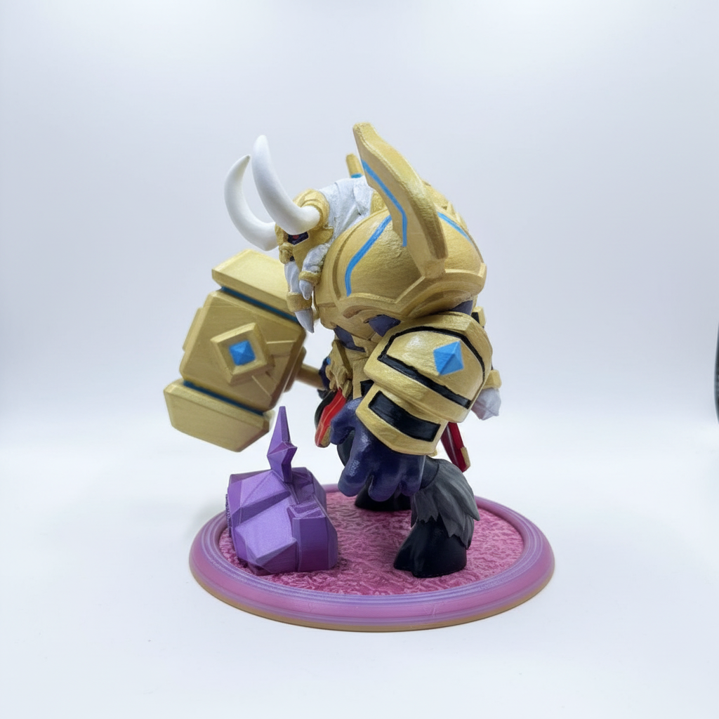 Minotaur Trophy with Gold Skin