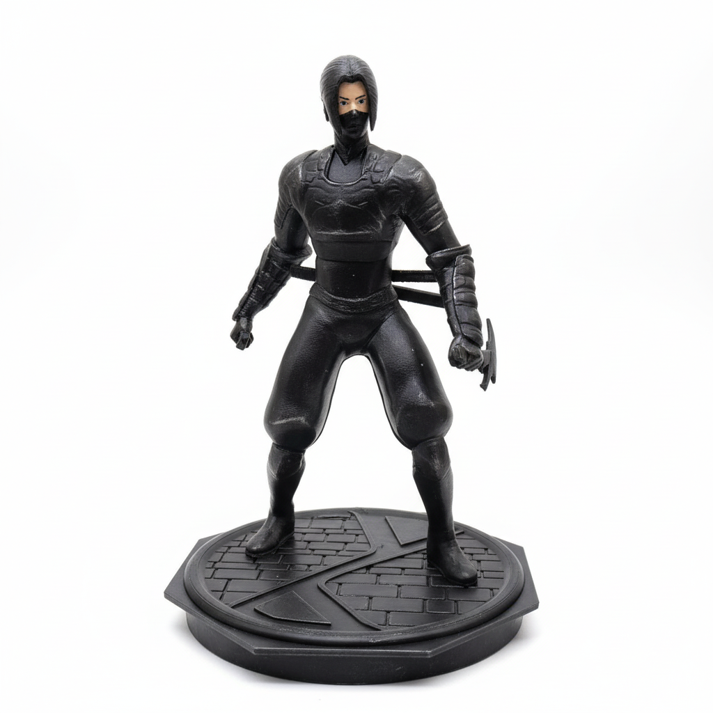 Ninja Trophy with Black steel Armour