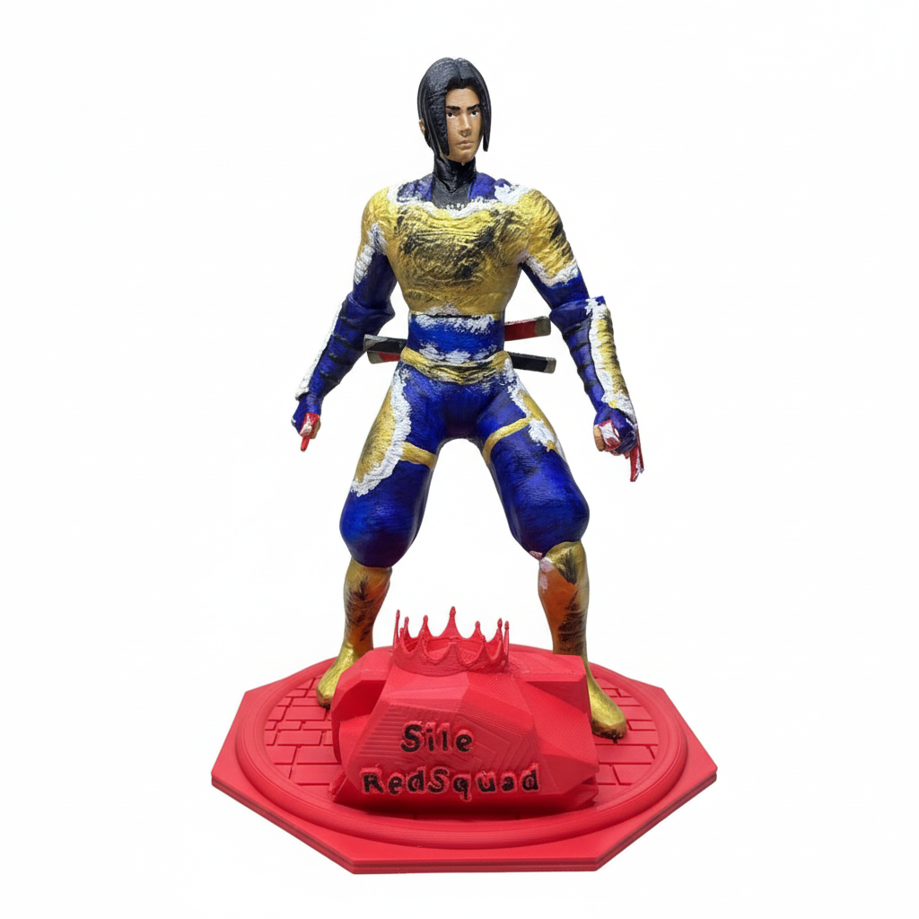 Ninja Trophy with Blue steel Armour