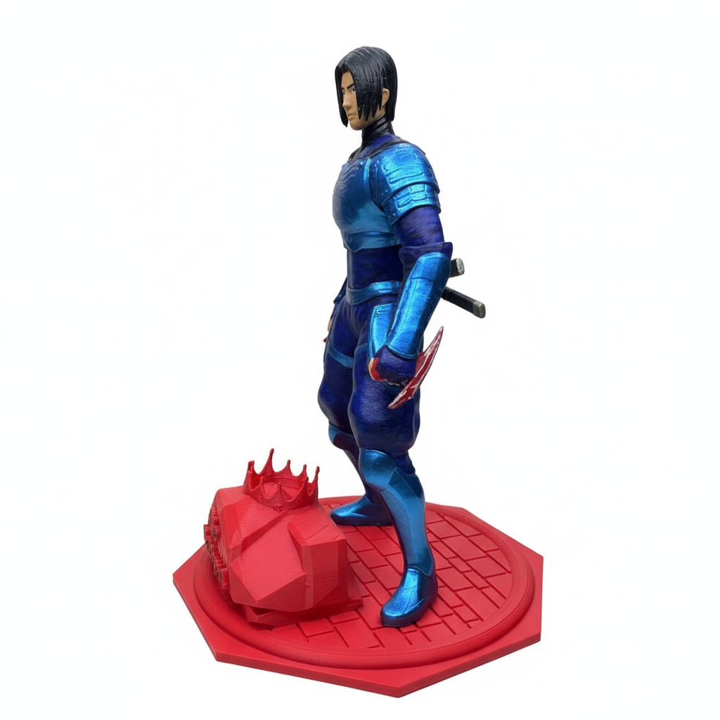 Ninja Trophy with Blue steel Armour