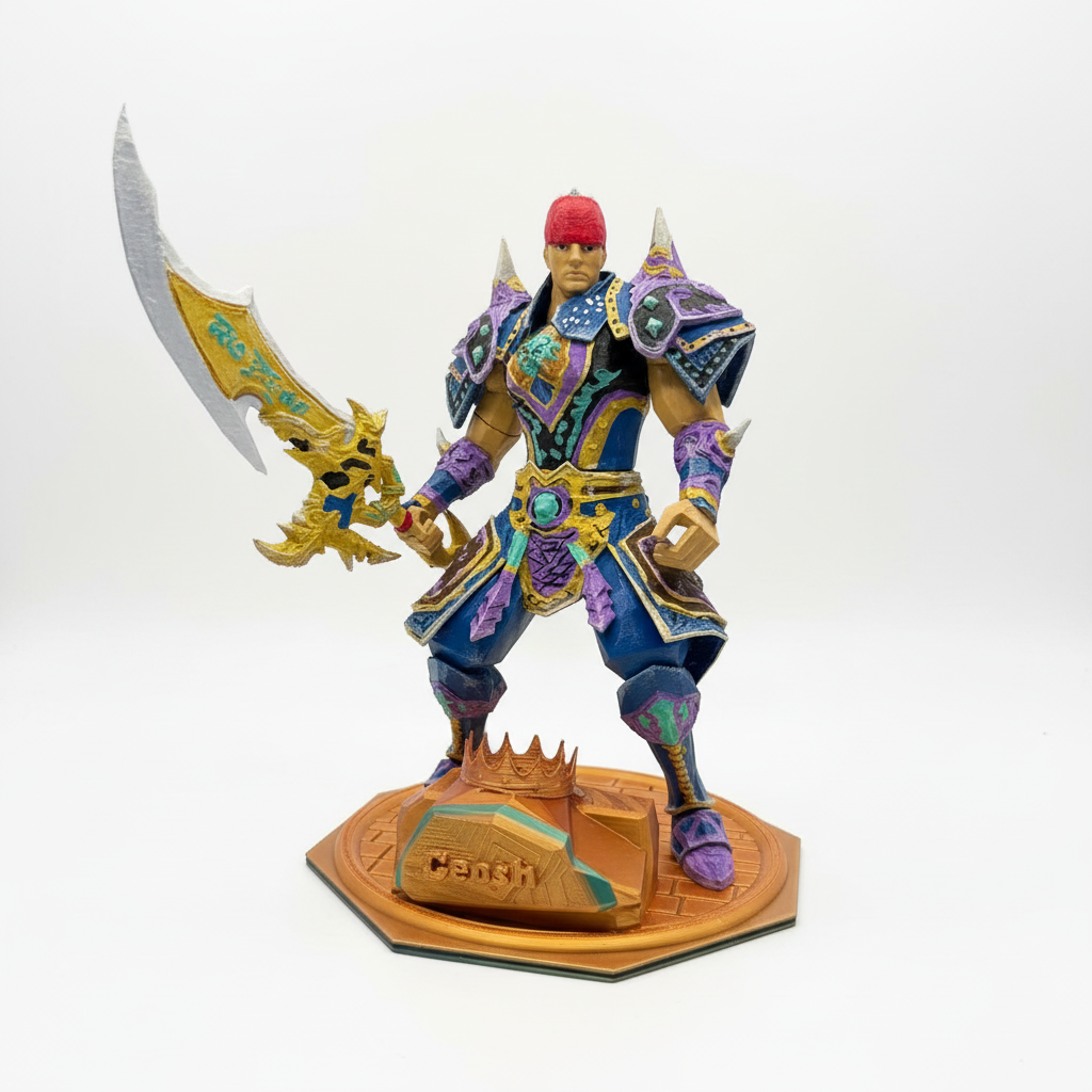 Warrior Trophy with Cianit Armour & Beta Weapon