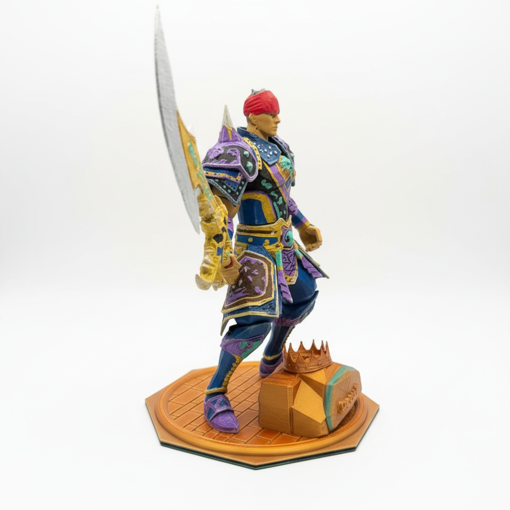 Warrior Trophy with Cianit Armour & Beta Weapon