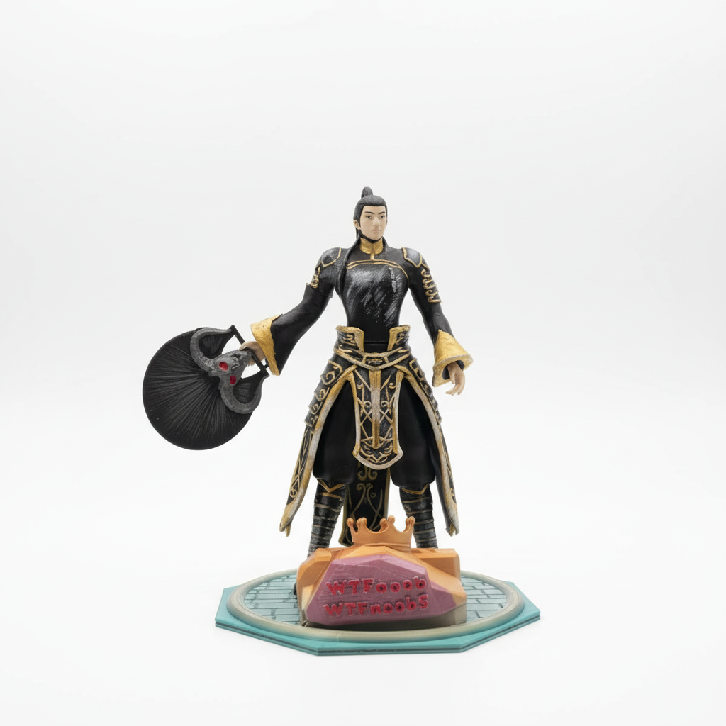 Shaman with black steel armour